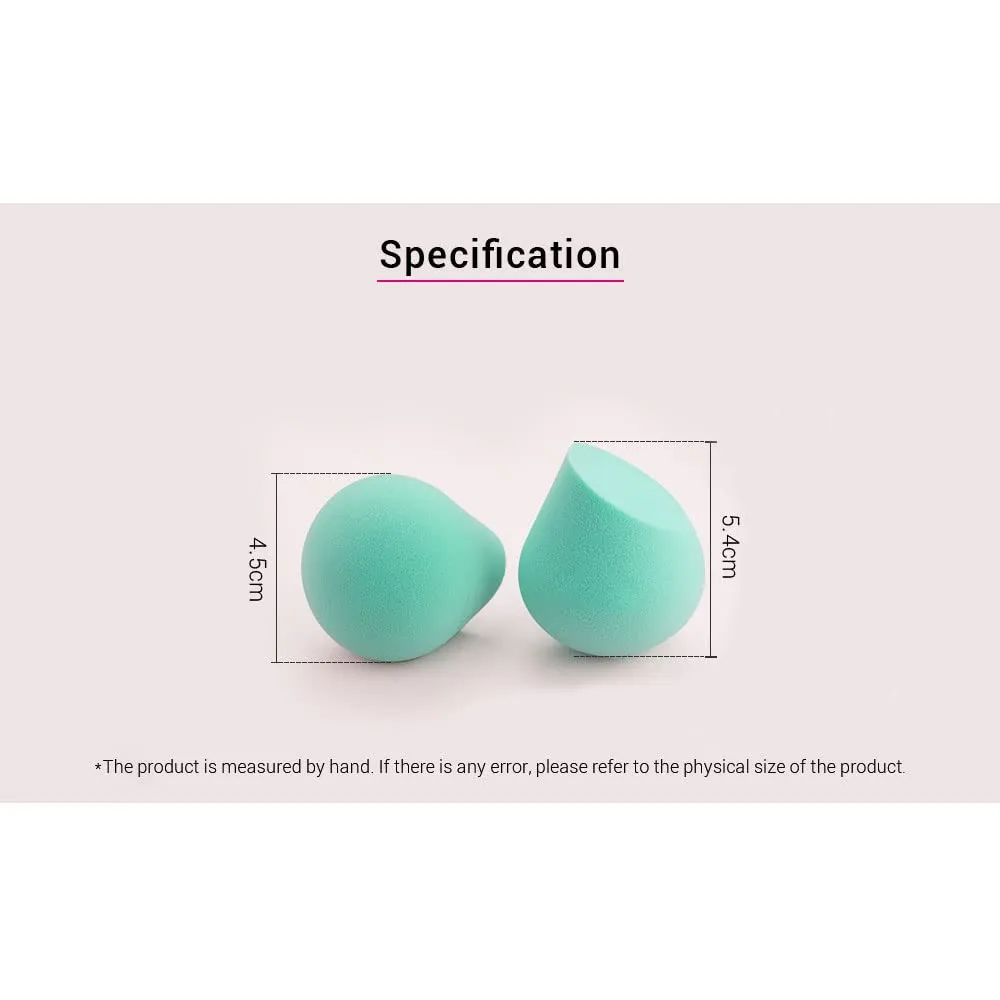 Makeup Sponge Wet And Dry Cosmetic Puff Powder Foundation Blush Contour Cream Multipurpose Makeup Tool,SP002-Shell Pink
