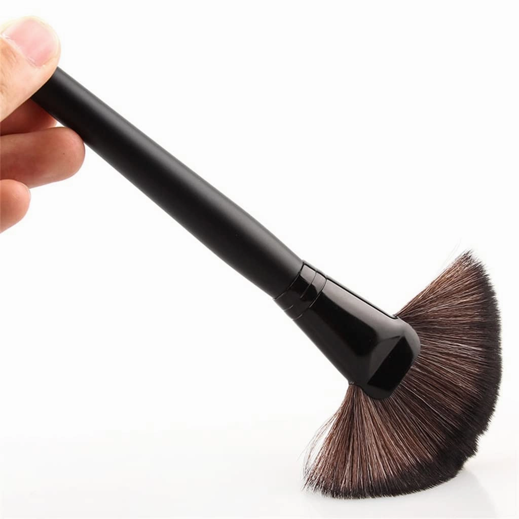 Makeup brush 32pcs Black Makeup Brushes Set Powder Blusher Contour Cosmetic Beauty Tools pincel Kit with Leather case, Brown(Brown)