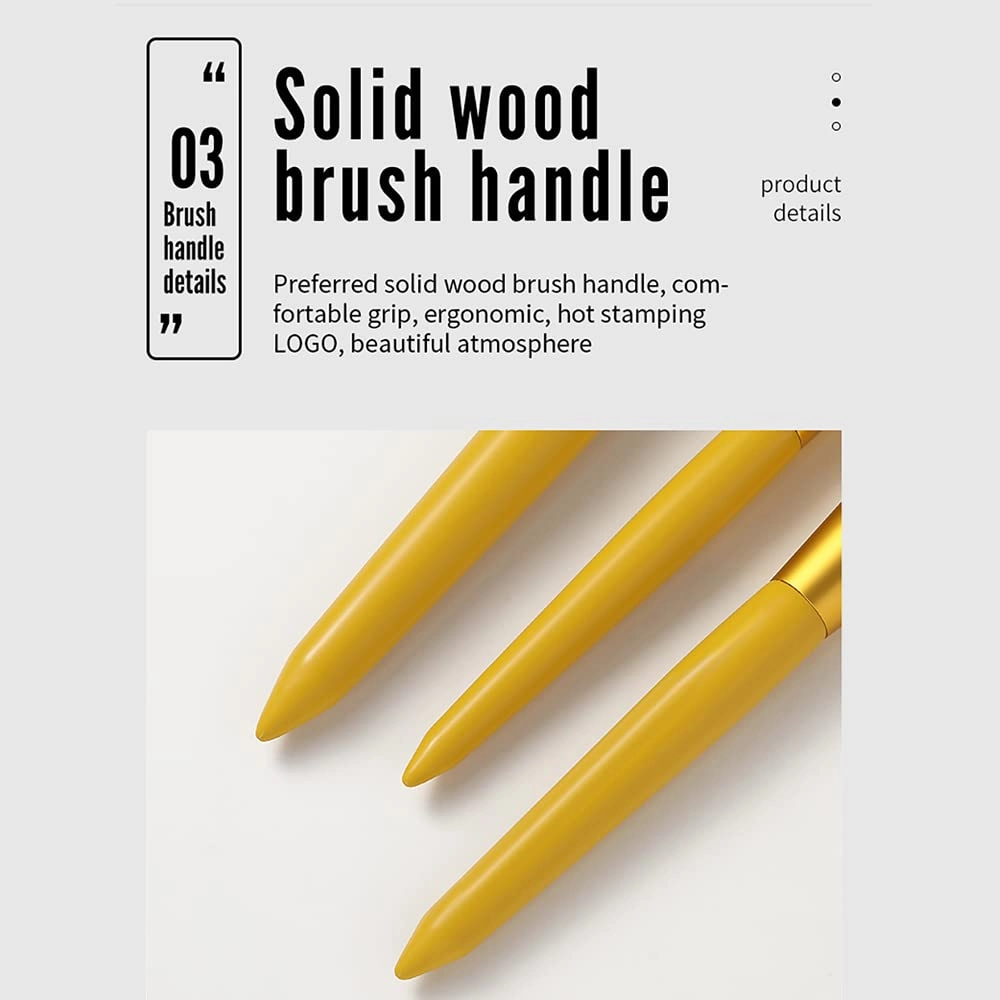 Makeup Brush Set 12pcs Premium Synthetic Makeup Brushes Professional Brushes Set Candy Make up Brush Kit Foundation Powder Blush Eyeshadow Eyebrow Contour concealer Makeup Brushes Set Durable Aluminum Ferrule Wooden Handle 14-4