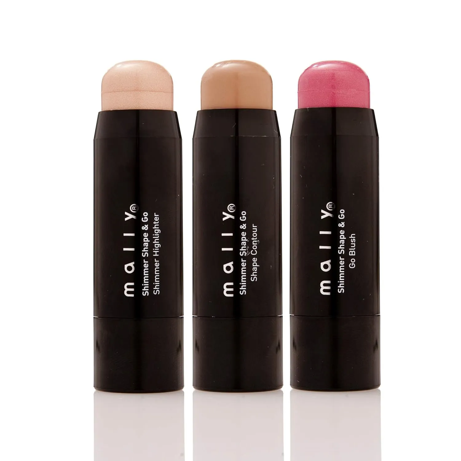Mally Beauty Shimmer, Shape & Go Highlight & Contour Trio