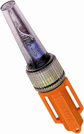 Mark-Lite High-Intensity LED, Clear Lens, Orange Body