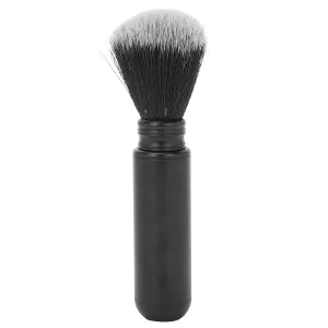 Men Shaving Brush | Nylon Fibers for Thick Foam & Beard Softening | Facial Care Brush for Shaving Cream/Grooming Kit/Barber Tools | Ergonomic Handle, Stainless Steel Base