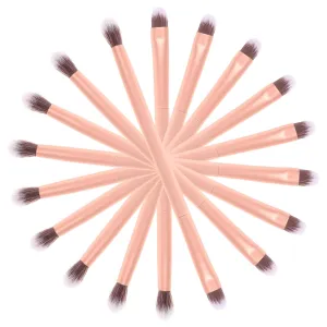 Mikinona 24pcs Double Ended Eyeshadow Makeup Brush Professional Tools for Women Lightweight Portable Safe Materials for Various Makeup Needs