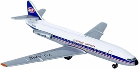 Mini Aircraft Model 1：500 for SE-210 YU-AHE Yugoslav Alloy Diecast Aircraft Model Souvenirs Miniature Ornaments Airplane Kit