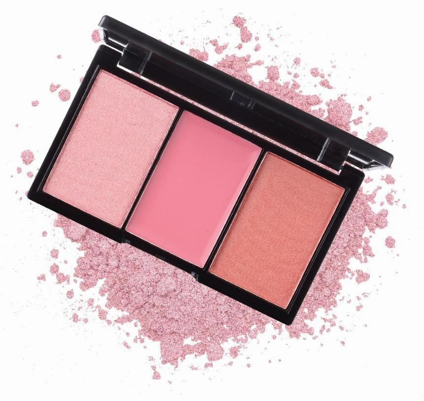 Mistress - 3 Shade Contour Blush Highlight Eyeshadow Palette