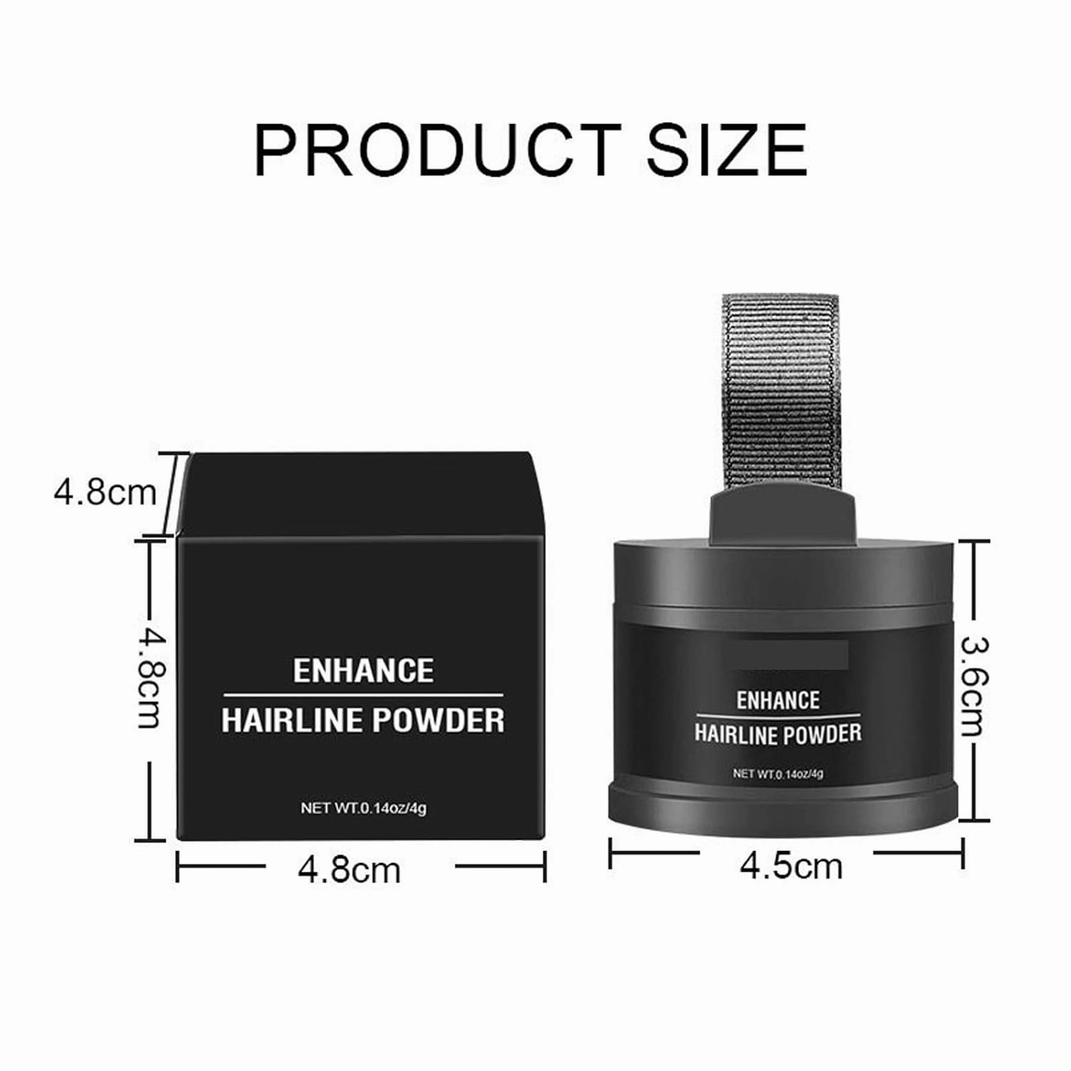 Nivaro Polvo, Nivaro Polvo Capilar, Nivaro Polvo Densificador Instantáneo, Water Sweat Resistant, Instantly Gray Hair Coverage Hairline Powder, For Thinning Hair (Ash Brown)