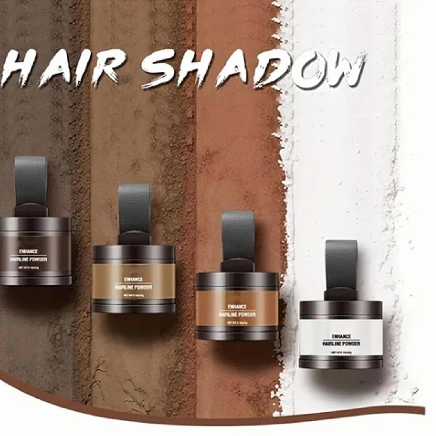 Nivaro Polvo, Nivaro Polvo Capilar, Nivaro Polvo Densificador Instantáneo, Water Sweat Resistant, Instantly Gray Hair Coverage Hairline Powder, For Thinning Hair (Ash Brown)