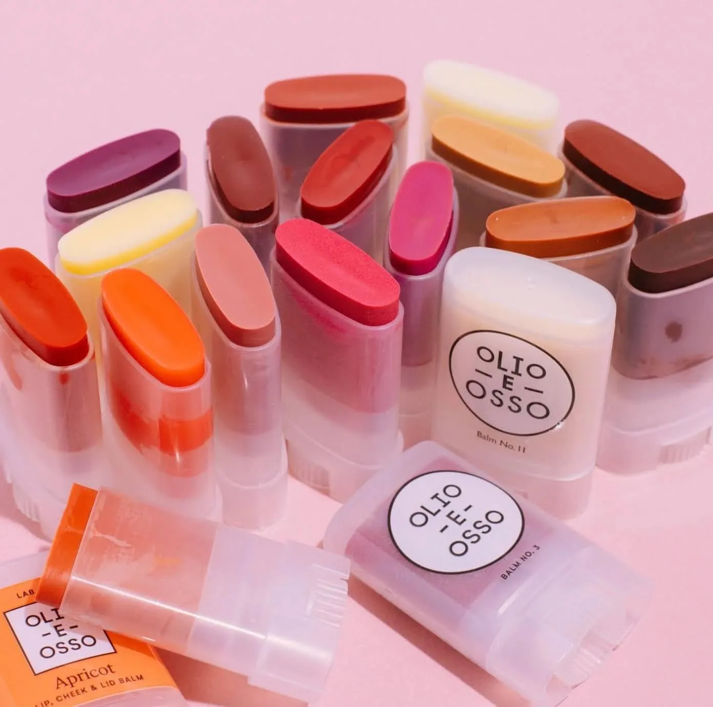 Olio E Osso - Natural Lip   Cheek Balm | Natural, Non-Toxic, Clean Beauty (No. 7 Blush Shimmer, 0.35 oz | 10 g)