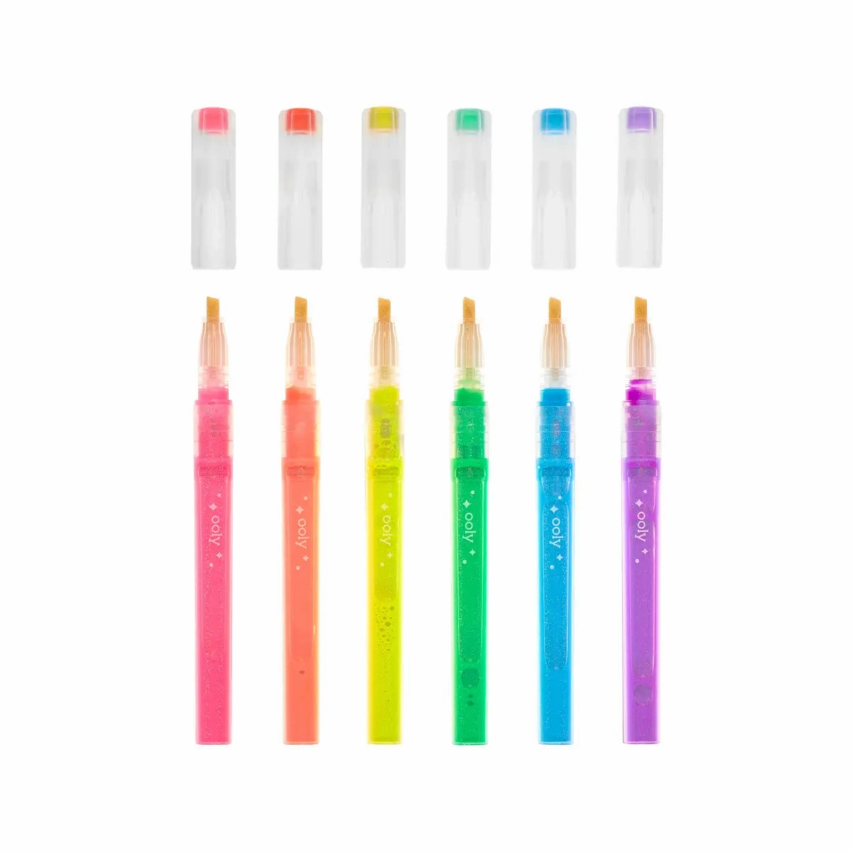 On My Glitter! Neon Highlighters - Set of 6