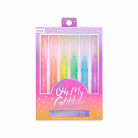 On My Glitter! Neon Highlighters - Set of 6