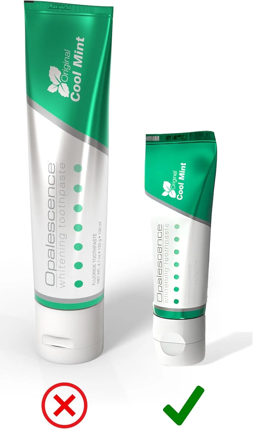 Opalescence Whitening Toothpaste Travel Size 1 Ounce (2 Pack) Fluoride Teeth Whitening Toothpaste, Mint Flavor 402-2