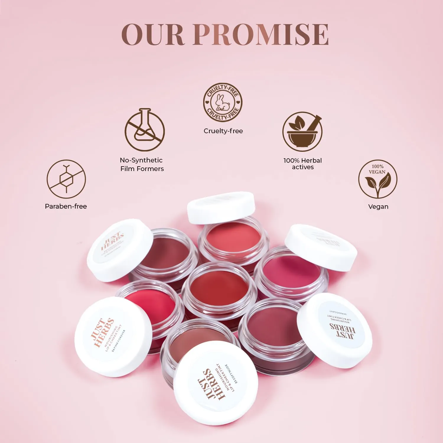 Organic Creamy Matte 3 in 1 Lip & Cheek Tint, Blush For Women - SLS,Chemical & Paraben Free - 0.14 fl. oz. (Brick Red)