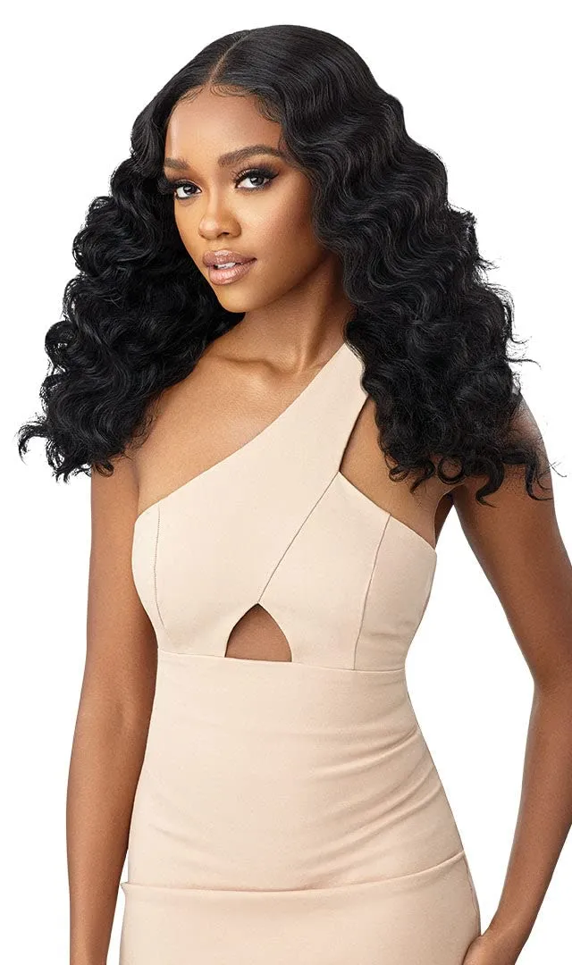 Outre Lace Wig Melted Hairline HD Transparent Lace Redesigned Comfortfit Ear Contour FABIOLA (DR2/GIBRN)