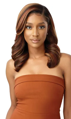 Outre Meltd Hairline Lace Front Wig HD Transparent Redesigned ComfortFit Ear Contour AMANDA (1B)