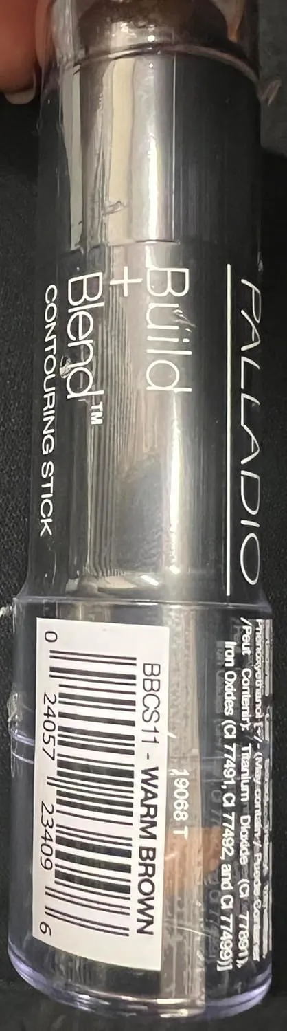 Palladio Contouring Makeup Stick BUILD   BLEND Contour Stick Makeup, Face Makeup for Perfect Sculpting Look, 0.23 Ounce (Warm Brown)