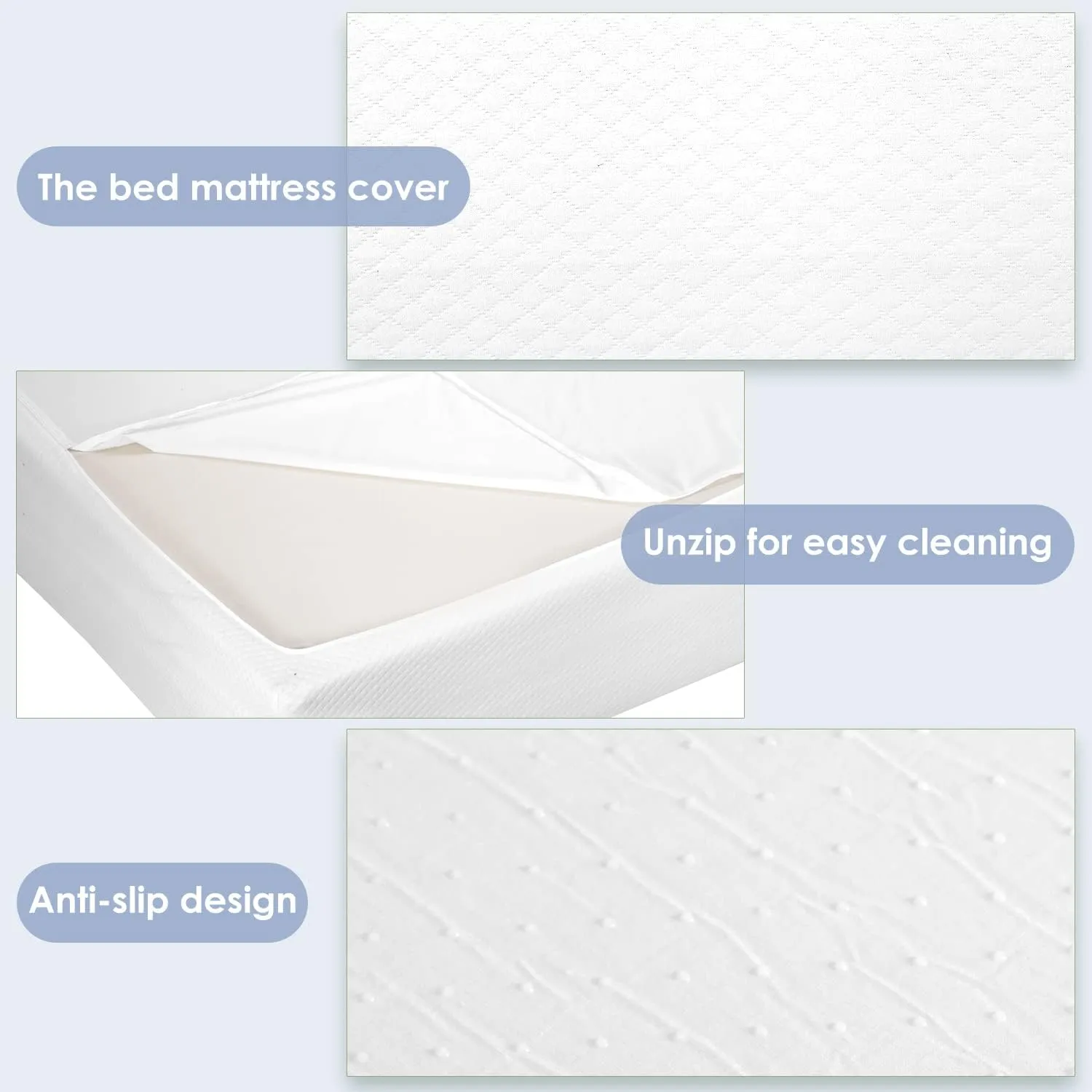 PayLessHere 12 Inch Gel Memory Foam Mattress/Bed-in-a-Box/Medium Firm Mattress with Removable Cover Fiberglass Free Home Furniture CertiPUR-US Certified/Pressure Relieving (King)