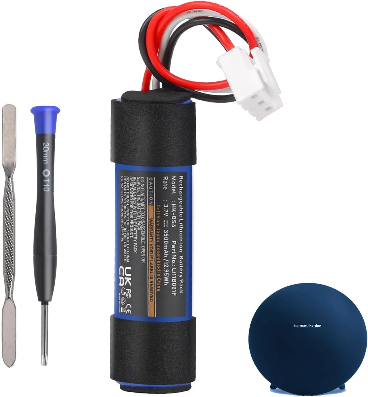 Pickle Power Replacement Battery for Harman Kardon Onyx, 3500mAh LI11B001F Battery for Harman Kardon Onyx 4/3/2/1 Bluetooth Speaker, with Tool Kits