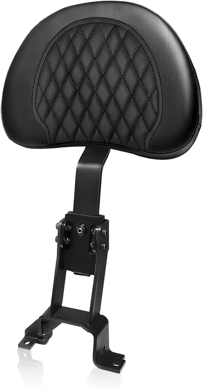 Plug-In Driver Rider Backrest for Indian Adjustable Motorcycle Front Back Rest Pad Mounting Kit Fit Chief Chieftain Roadmaster Springfield 2014-2025 Replace OEM P/N : 2879543