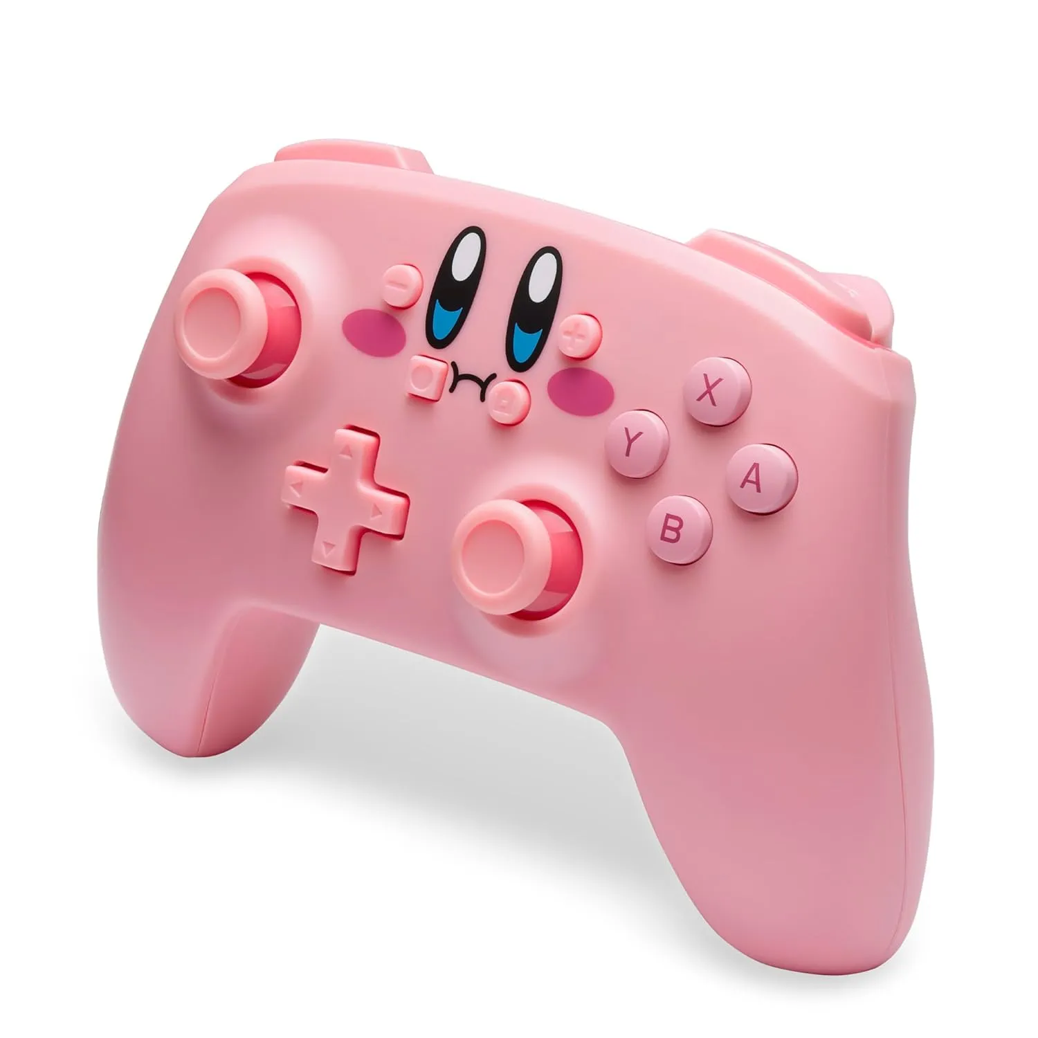 PowerA Wireless Controller for Nintendo Switch – Kirby Mouthful, Nintendo Switch - OLED Model, Nintendo Switch Lite, Gamepad, game controller, Bluetooth controller, motion controls, officially licensed