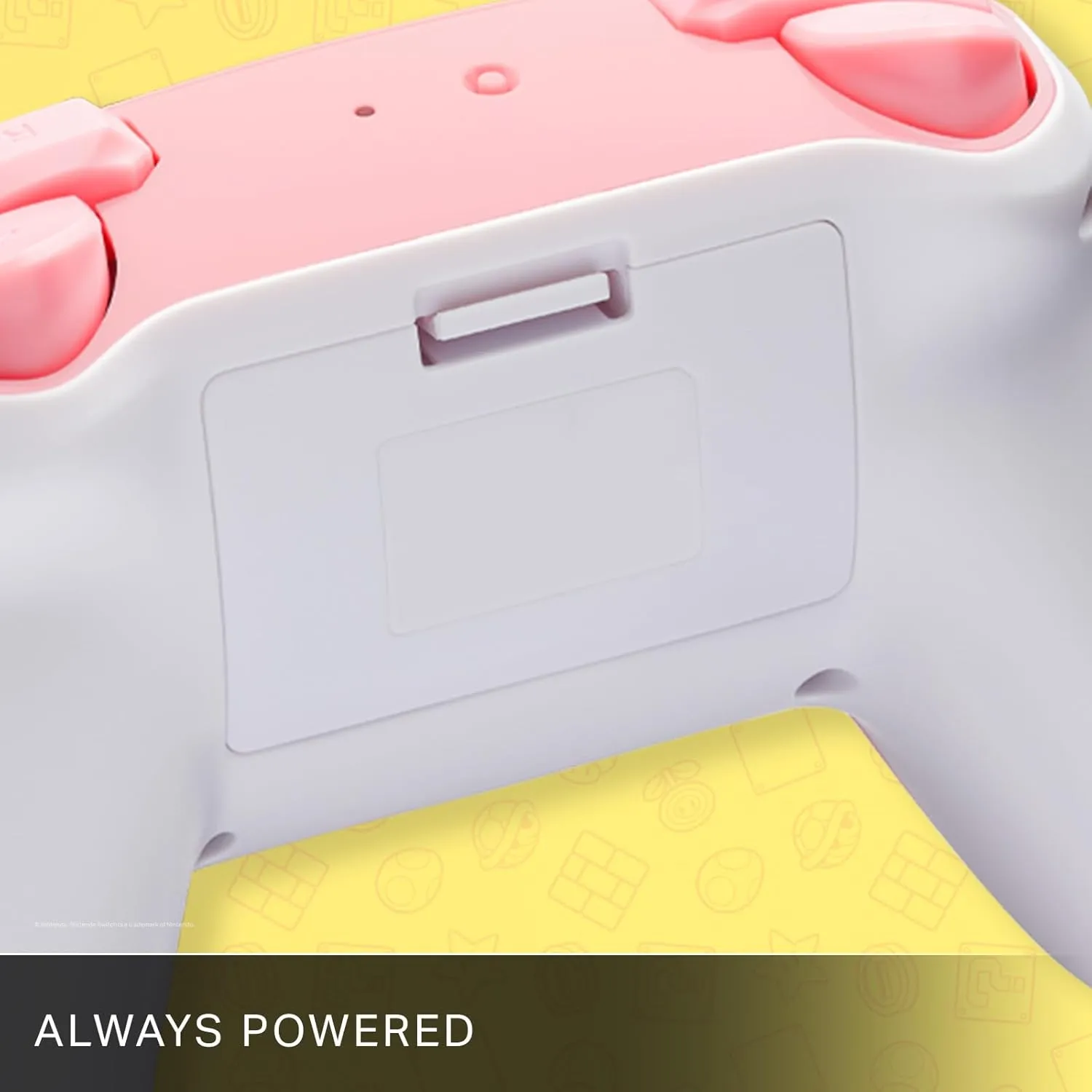 PowerA Wireless Controller for Nintendo Switch - Princess Peach Pink, Nintendo Switch - OLED Model, Nintendo Switch Lite, Gamepad, game controller, Bluetooth controller, motion controls, officially licensed