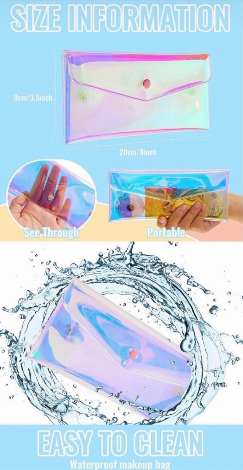 PVC Cash Pouches