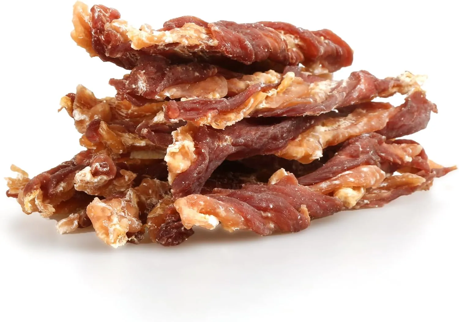 Pwamate Dog Jerky Treats, Triple Flavor Jerky Twist Sticks 5 inch, Chicken Duck Wrapped Cod Sticks Rawhide Free Grain Free Dog Training Snacks Chewy Stick Treats for Medium Large Dogs 10.58oz