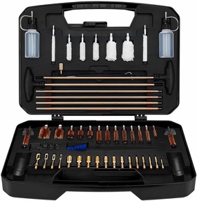 Raiseek Gun Cleaning Kit Rifle Pistol Shotgun Universal Cleaning Kit for 20GA 12GA .45 .40 .357/.380/.38/9MM .338 .325/8mm .30/7.62MM .270 .250 .243 .22 .17 All Calibers