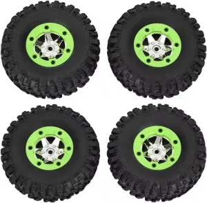 RC Tyre Set for Wltoys 12428 12423 12427 for 1/12 RC Car Spare Replace Parts Accessories 4Pcs Left & Right Tires Wheel Tyre Kit