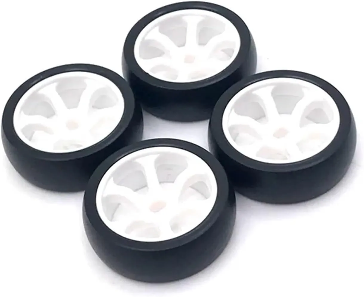 RC Tyre Set for Wltoys 284131 for K969 for K989 for P929 for Z Q D 1:28 RC Car Upgrades Parts 1/28 Hard Plastic Drift Tire Tyre Wheel