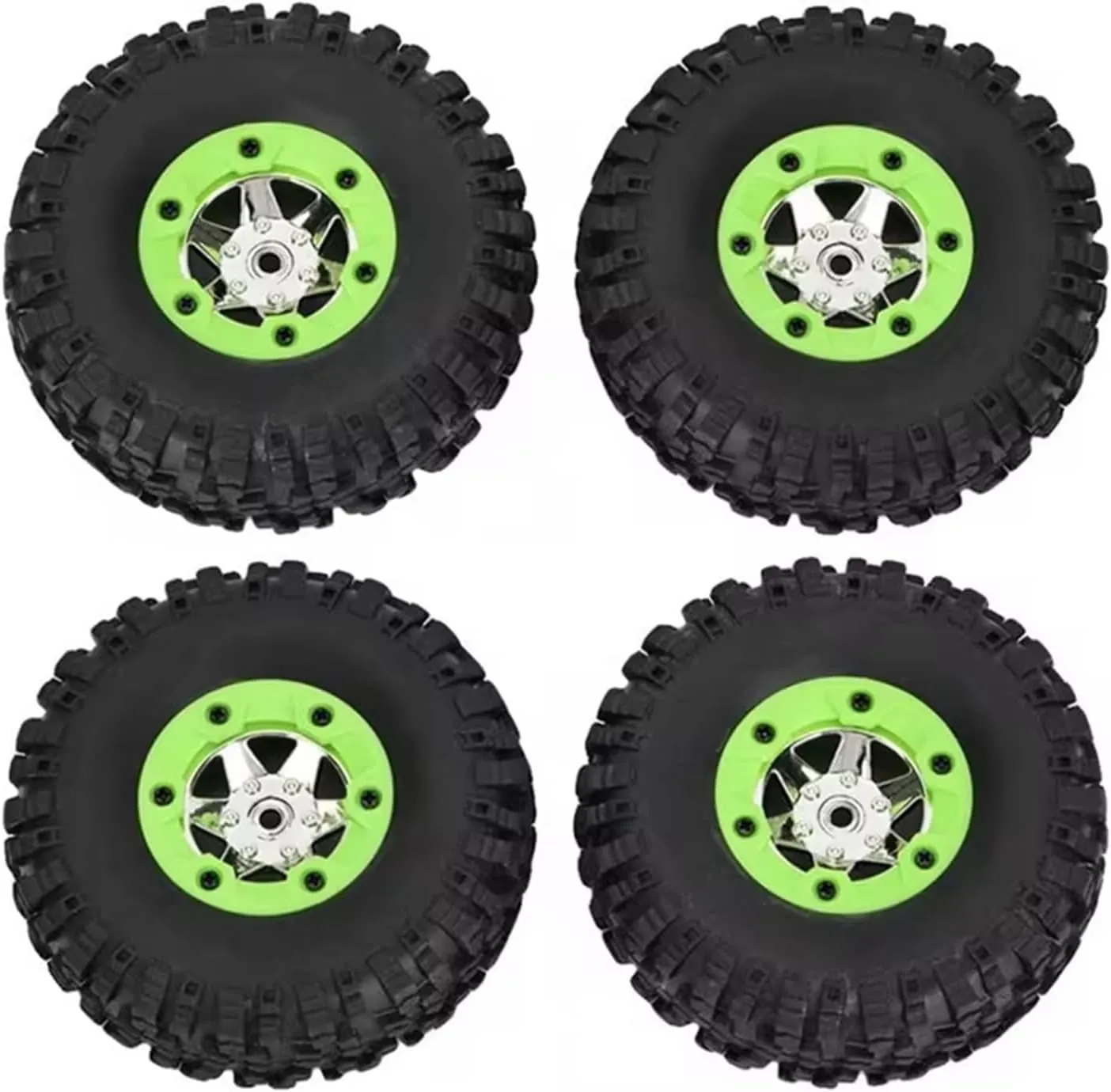 Rc Wheel Rim Tire for Wltoys 12428 12423 12427 for 1/12 RC Car Spare Replace Parts Accessories 4Pcs Left & Right Tires Wheel Tyre Kit