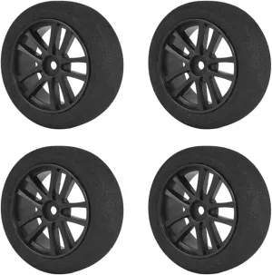 Rc Wheel Rim Tire for Wltoys 144001 124016 124017 124018 124019 104001 4Pcs 66Mm Foam Tire Sponge Tyre Wheel Rim Set for RC Car Upgrade Parts