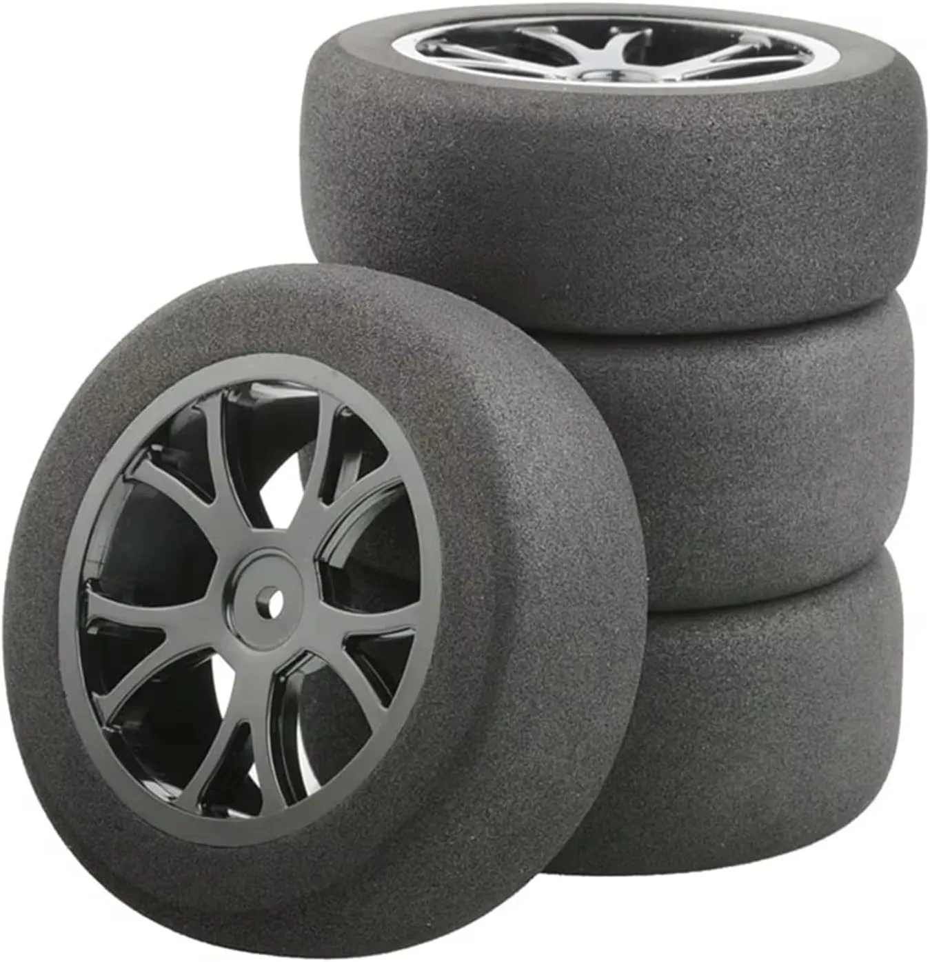 Rc Wheel Rim Tire for Wltoys 144001 124017 124016 144010 Rc Car On Road Foam Tires 85mm Sponge Tire Upgrade Accessories Parts