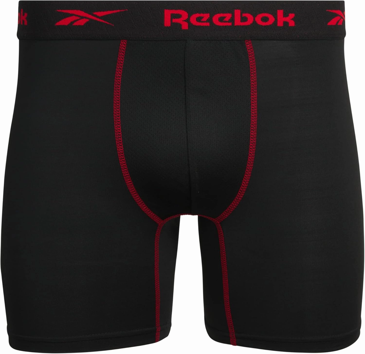 Reebok Mens Boxer Briefs - 3 Pack Stretch Moisture Wicking Mens Underwear with Contour Pouch Boxers for Men (Sizes: S-XL)