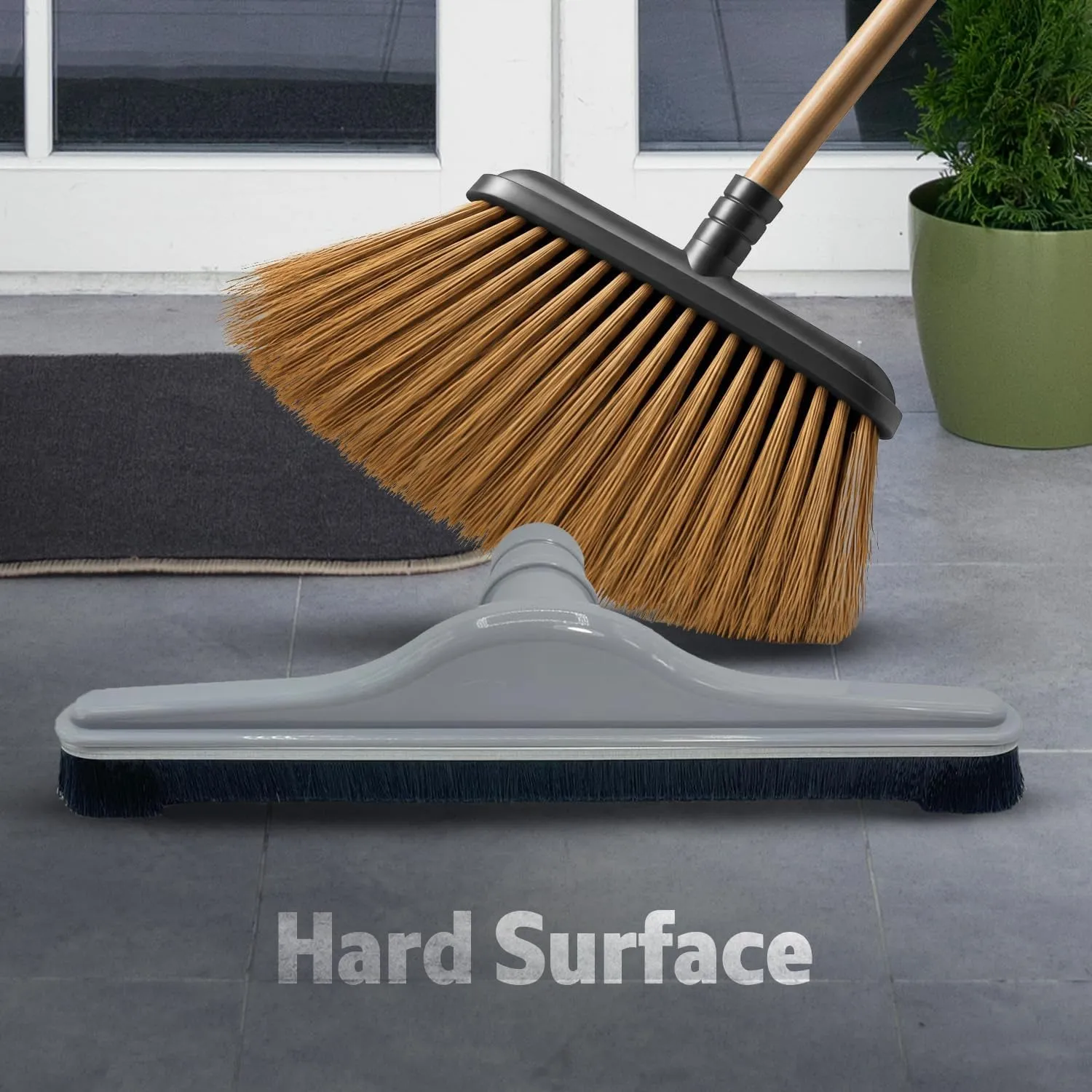 Replacement Floor Tool Compatible with ProTeam Vacuum Backpack and Hoover Vacuum – 14" Hard Surface Brush for Commercial Cleaner – Fits Super Coach Pro, C2401, Shoulder Vac Pro