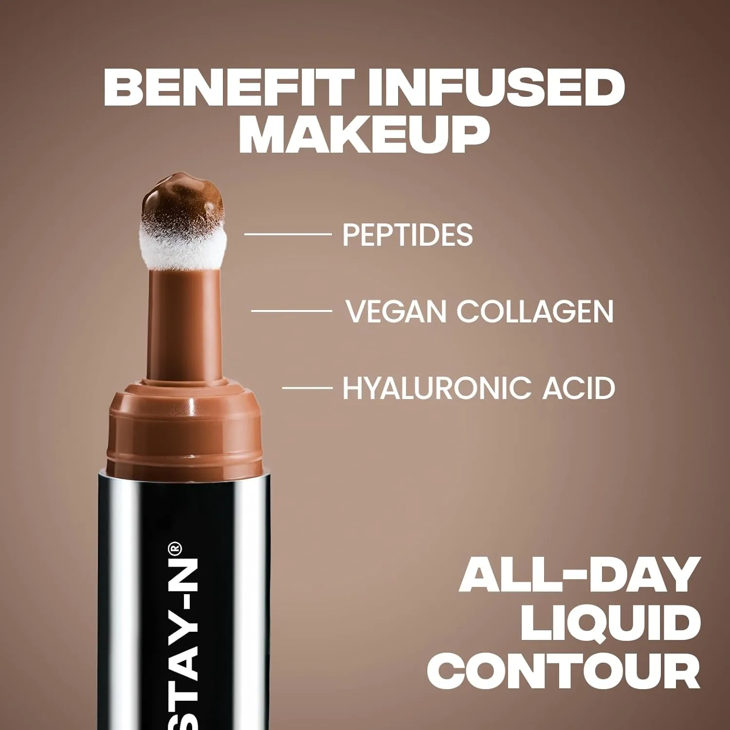 Sacheu Liquid Contour STAY-N Long Wear Bronzer Cream Contour Makeup — Long Lasting, Blendable, & Lightweight Formula — Vegan & Cruelty-free (Giving Drama, 9.57 ml (Pack of 1))