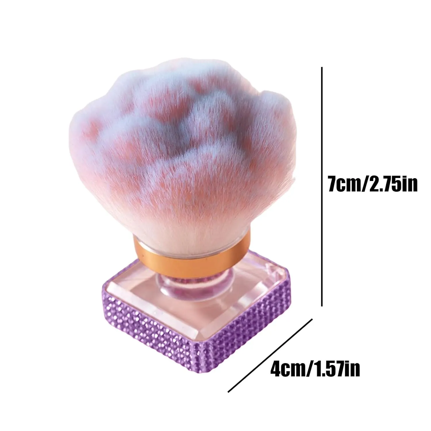 Setting Powder Brush - Makeup Brushes Blush Contour,Soft Bristles Manicure Make Up Tool for Highlighting Fingernail Cleaning