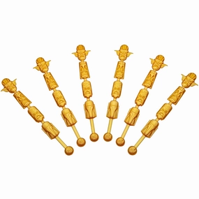 SHAG x Geeki Tikis® Swizzles 6-Pack (Gold)