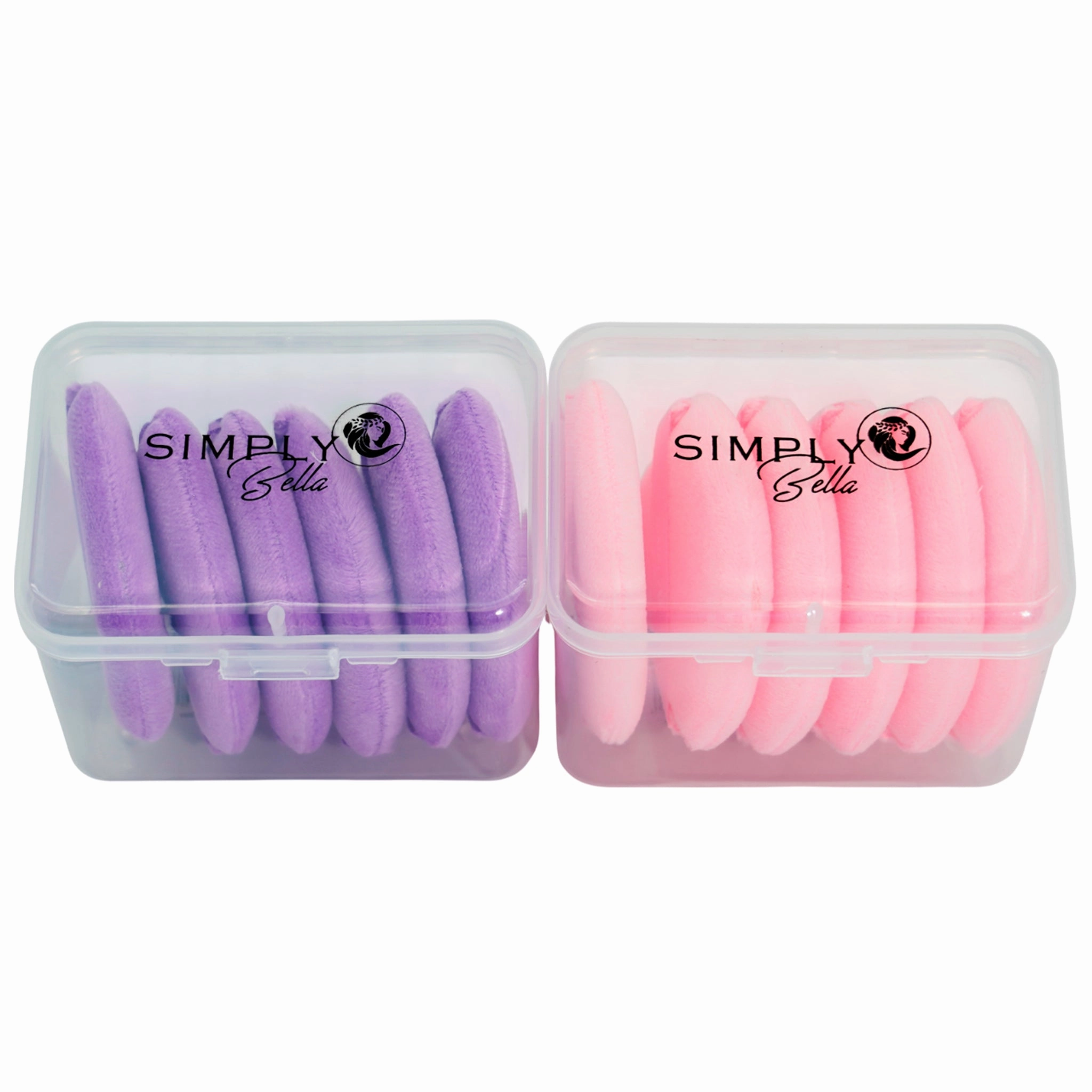 Simply Bella Triangle Puff Sponge Assorted - Wholesale 12 Sets (STB008)