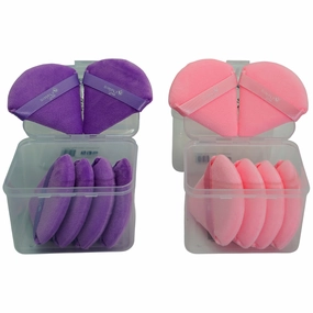 Simply Bella Triangle Puff Sponge Assorted - Wholesale 12 Sets (STB008)