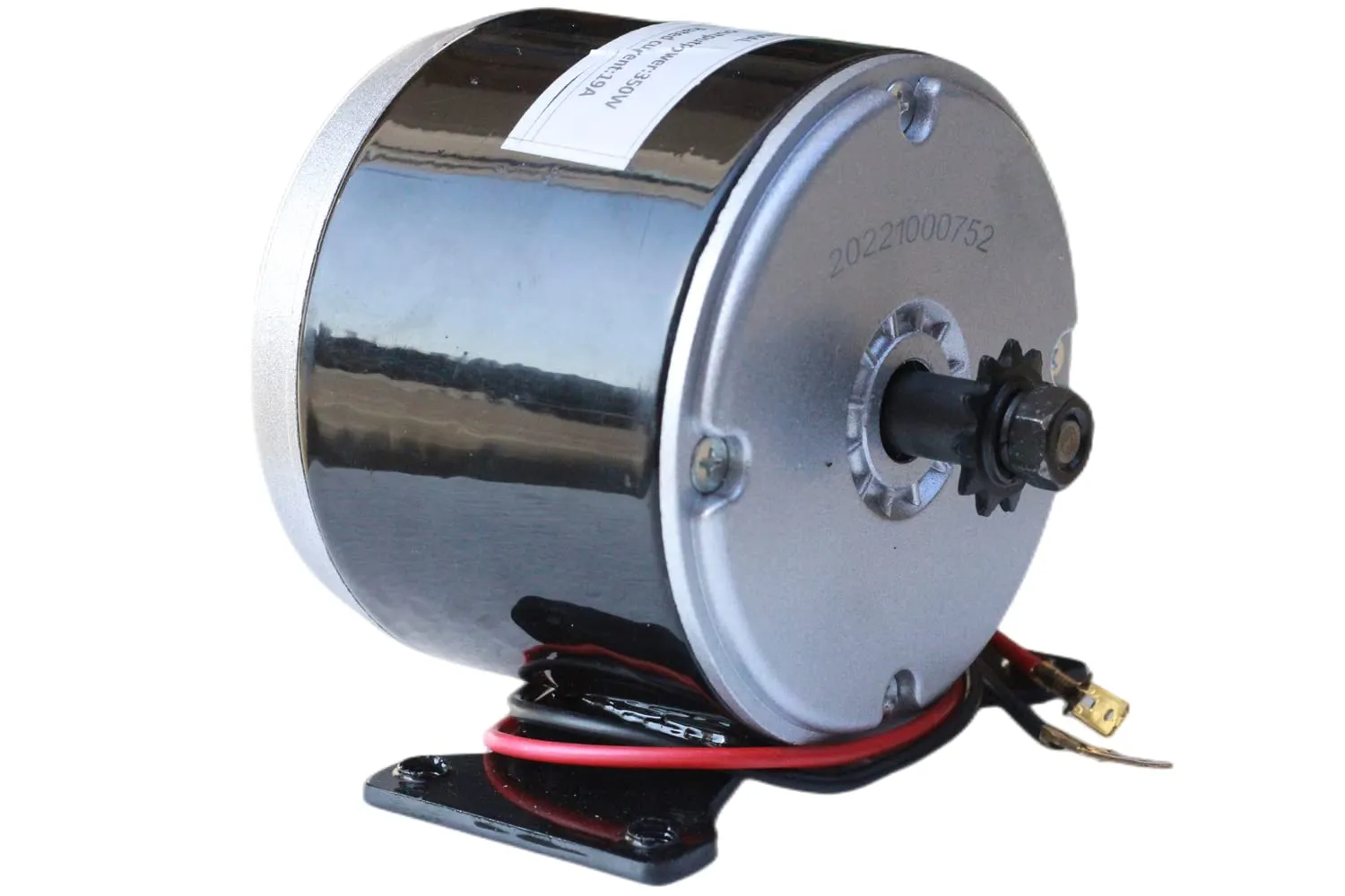 Small Brushed Permanent Magnet Electric Motor, 24V DC 250W/350W 2750RPM Brushed Electric Motor, for Wind Turbine PMA E Scooter Drive Speed Control (350W)