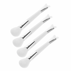 SOIMISS 4pcs Dual-end Nose Contour Makeup Brush for Women Versatile Shaped Design for Blush Highlighter Contouring Soft Bristles for Comfortable Application Portable Easy to Clean