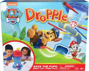 Spin Master Games, PAW Patrol Dropple, A Fun Twist on a Classic Game, PAW Patrol Game, Easy Activity Toy for Preschoolers, for Kids & Family, 2-4 Players, for Ages 4 & Up