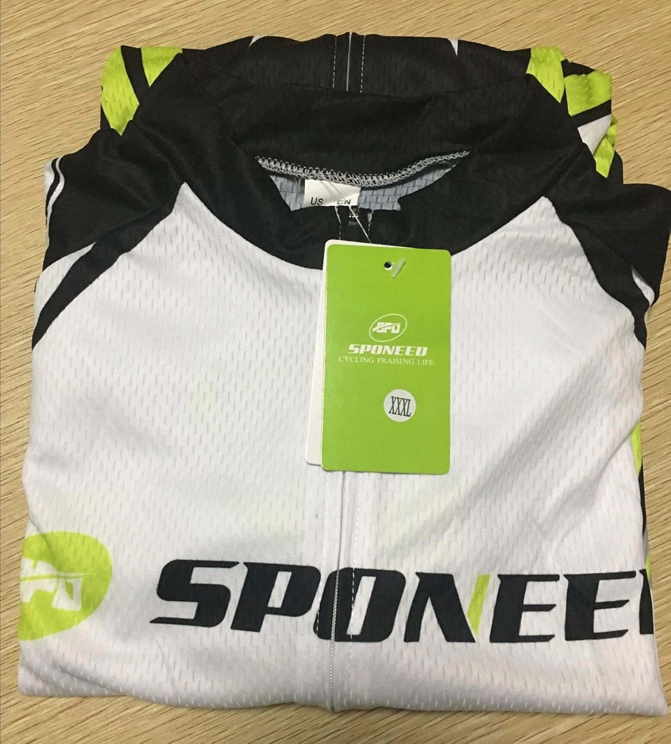 sponeed Men's Cycling Jerseys Tops Biking Shirts Short Sleeve Bike Clothing Full Zipper Bicycle Jacket with Pockets