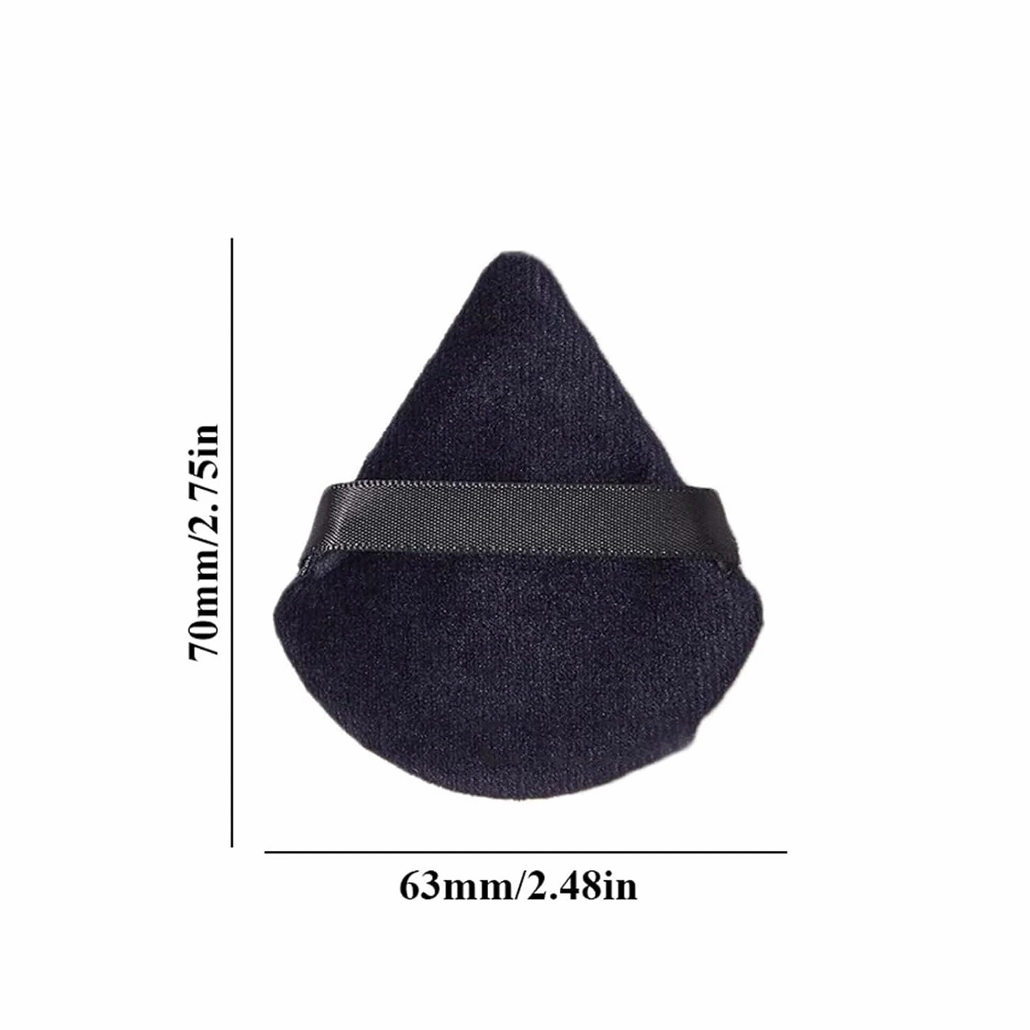 Sponge Velvet Powder Cosmetics Puff Dry Use Triangle Makeup Puff Soft Smooth Beauty Washable Face Makeup Tools New 1-3pcs(2pcs mix1)
