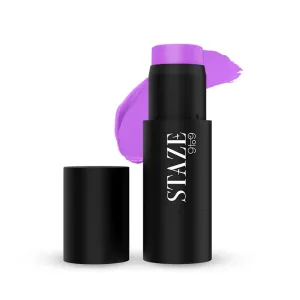 Stazee 9to9 Cheek Me Out Multipurpose Blush Stick Tint, On The Go Lip   Cheek   Eye Makeup, Highly Pigmented   Blendable, 12Hrs Long Stay, Natural, Creamy Finish, Travel-Friendly, 04 Tease - 6g