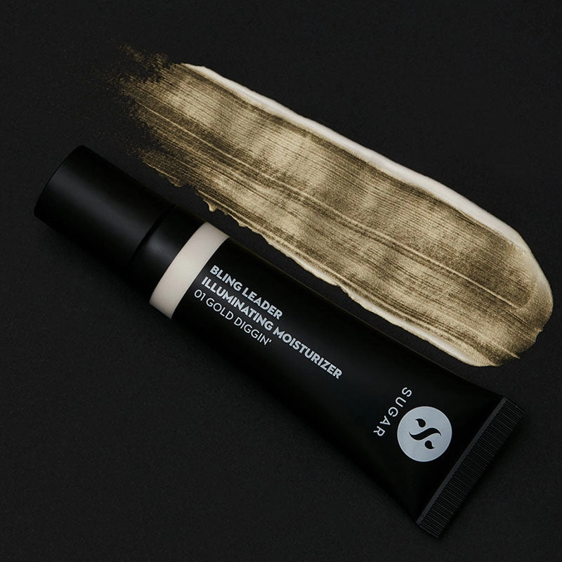 SUGAR Bling Leader Illuminating Moisturizer - 01 Gold Diggin' - Warm Gold with a Pearl Finish (25ml)