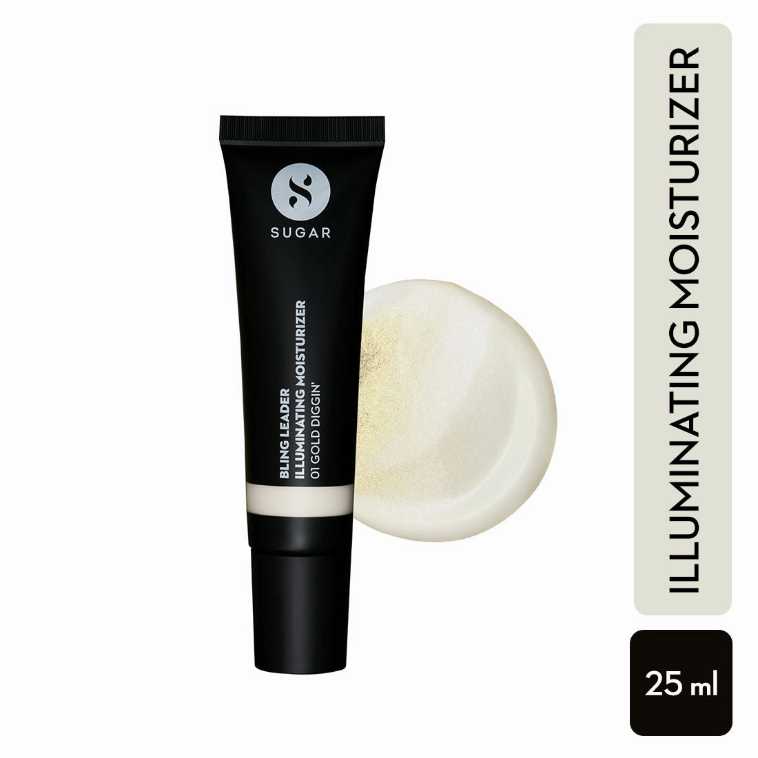 SUGAR Bling Leader Illuminating Moisturizer - 01 Gold Diggin' - Warm Gold with a Pearl Finish (25ml)