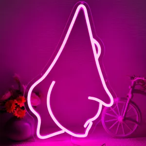 Symone Pink Starfish Neon Sign, USB Powered Dimmable LED Neon Light Ocean Themed Decor, for Seaside Bedroom Beach Wedding Children's Game Room Decor, Gifts for Beach Lovers(15.7 * 10.4in)