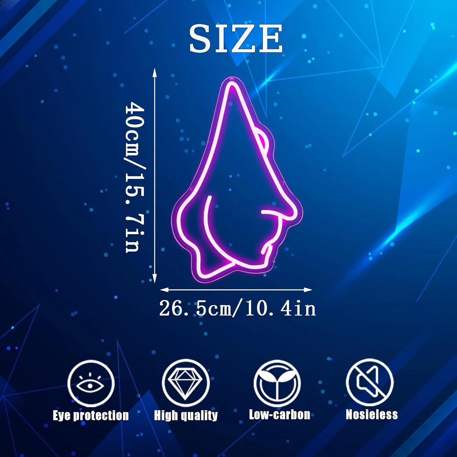 Symone Pink Starfish Neon Sign, USB Powered Dimmable LED Neon Light Ocean Themed Decor, for Seaside Bedroom Beach Wedding Children's Game Room Decor, Gifts for Beach Lovers(15.7 * 10.4in)