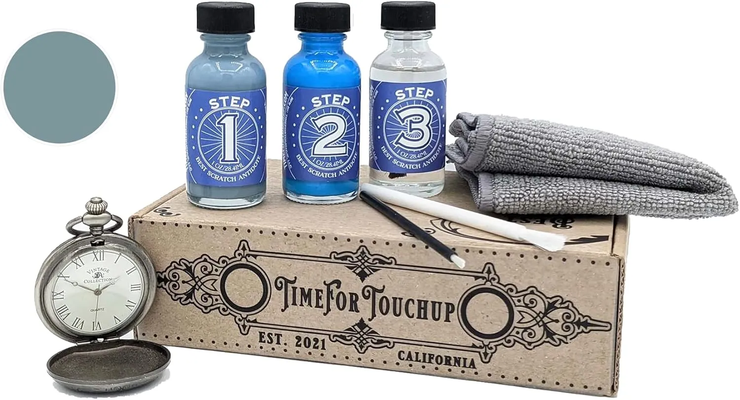 The Complete Touch Up Kit Compatible With: Land-Rover Color Nolita Gray Metallic 1CT_/_2344_/_LOJ - 3 x 1 oz bottle